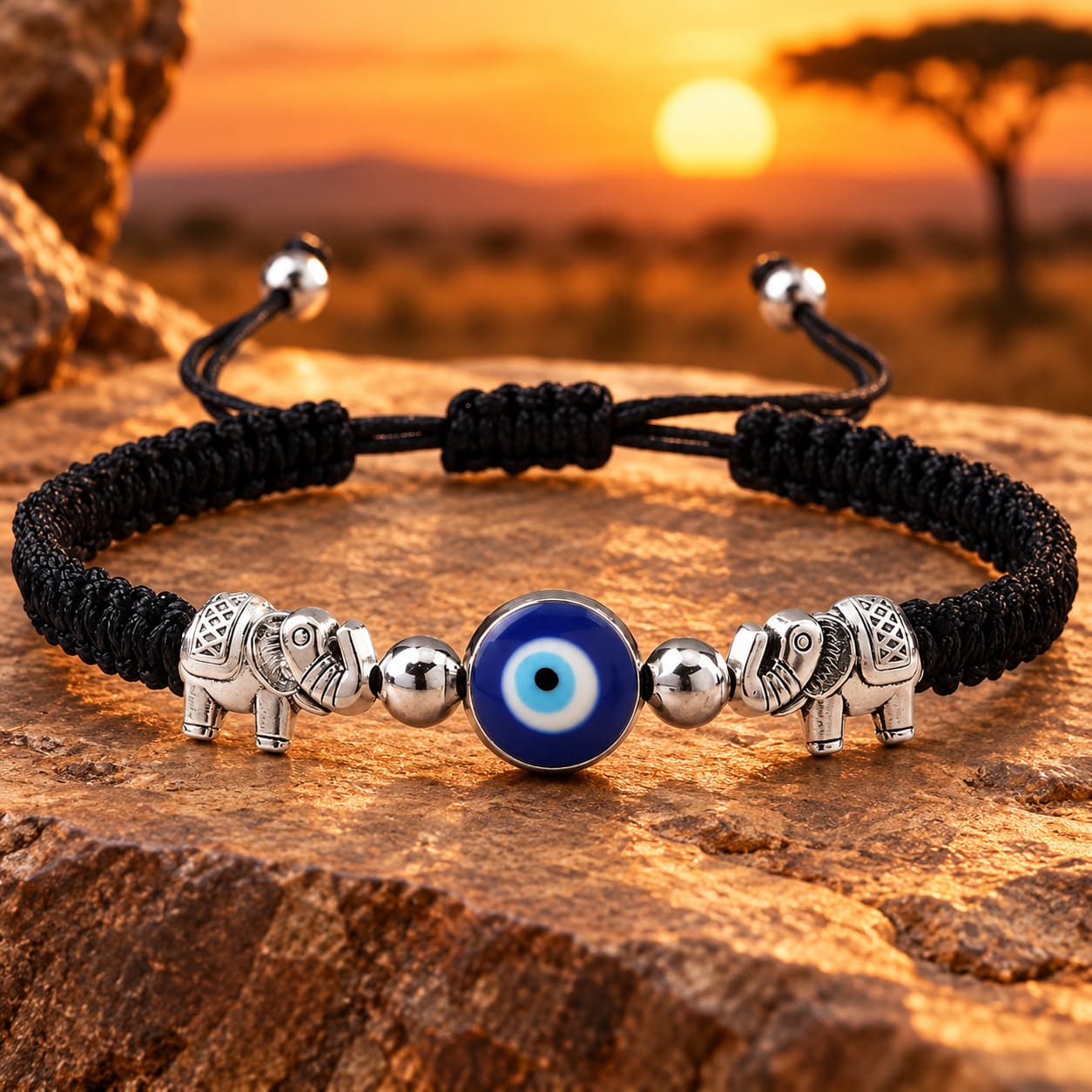 Bracelet Éléphant Porte Bonheur