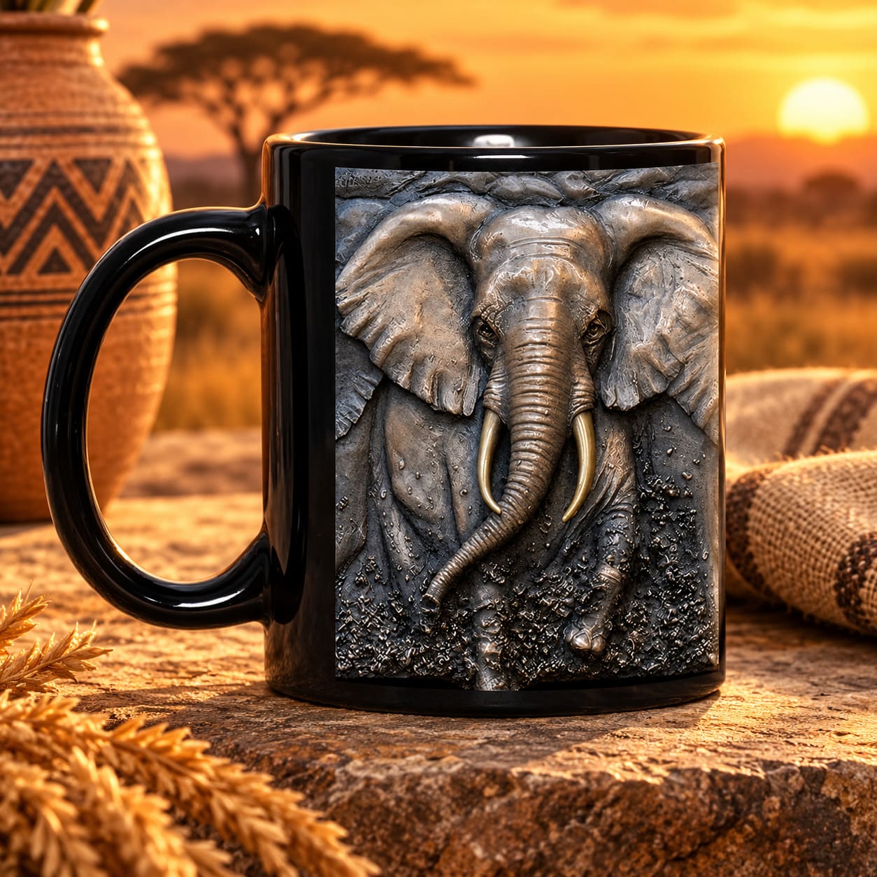 Tasse Éléphant Homme