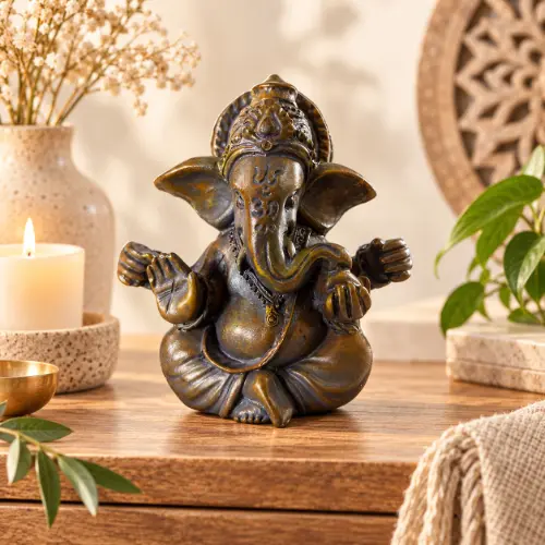 Statue de Ganesh assis